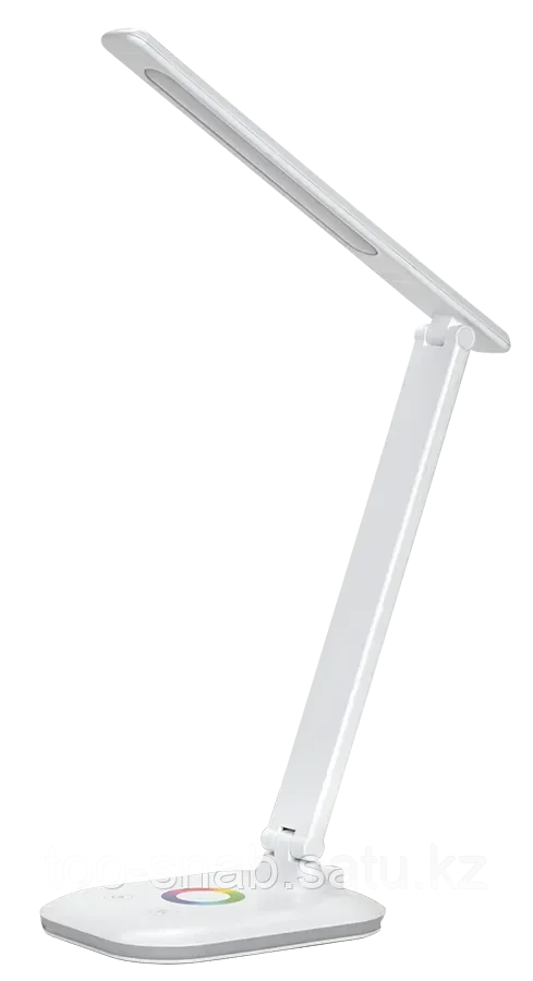 LIGHTING Светильник светодиодный настольный 2008 9Вт на подставке диммер RGB-ночник белый IEK - фото 1 - id-p106351494