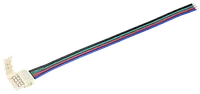 Коннектор 3шт RGB 10мм (15см-разъем) IEK