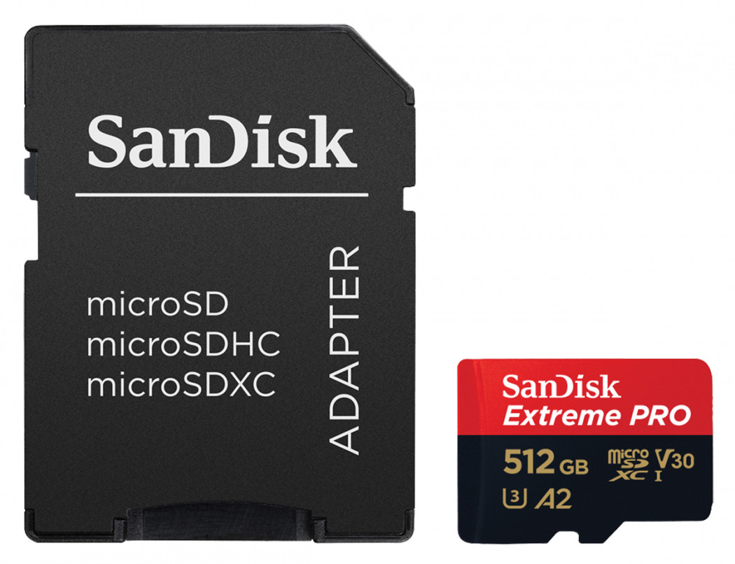 Карта памяти SanDisk Extreme Pro MicroSDXC UHS-1 512GB 200MB/s - фото 2 - id-p106355381