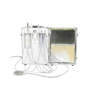 Мобильная портативная стоматологическая установка в чемодане на 4-6 инструментов - A35 (Китай), фото 2