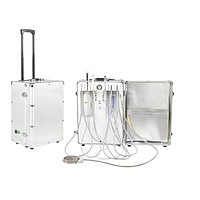 Мобильная портативная стоматологическая установка в чемодане на 4-6 инструментов - A35 (Китай)