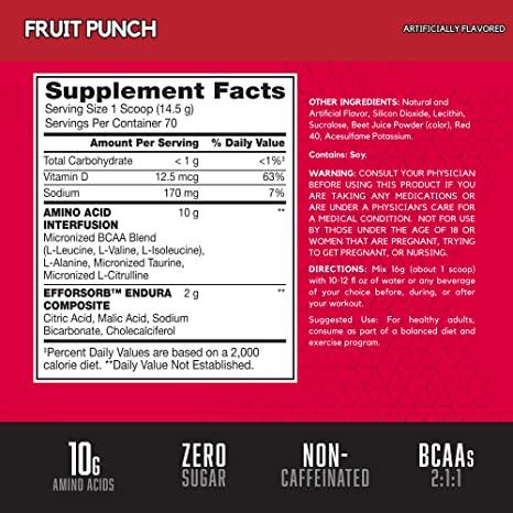 Аминокислоты Amino-X, 1020 g, BSN Fruit punch - фото 2 - id-p106361317