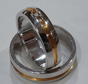 Кольцо обручальное "Silver steel" - фото 7 - id-p106362282