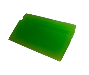 Полиуретановая выгонка Turbo SOFT Neon Green для PPF, 7,5см., прямоугольная