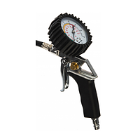 Пистолет для подкачки шин с манометром(0-16bar). в блистере ROCKFORCE