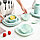 Набор пластиковой посуды для пикника ОМ-103-54, фото 4