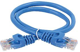 ITK Коммутационный шнур (патч-корд) кат.5E UTP 0,5м синий