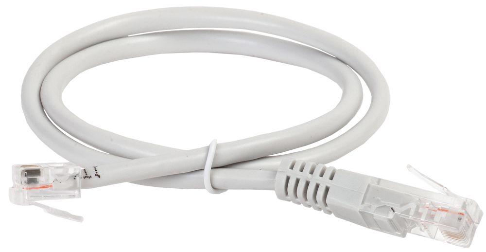 ITK Коммутационный шнур (патч-корд) RJ45-RJ12 0,5м серый