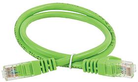 ITK Коммутационный шнур (патч-корд) кат.5E UTP 1м зеленый