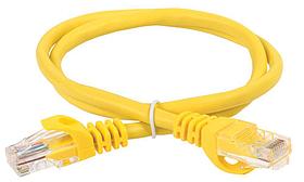ITK Коммутационный шнур (патч-корд) кат.5E UTP 1м желтый