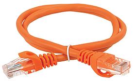 ITK Коммутационный шнур (патч-корд) кат.6 UTP LSZH 0,5м оранжевый