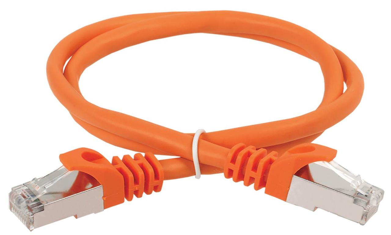 ITK Коммутационный шнур (патч-корд) кат.5E FTP LSZH 1м оранжевый