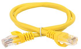 ITK Коммутационный шнур (патч-корд) кат.5E UTP LSZH 2м желтый