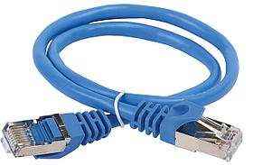 ITK Коммутационный шнур (патч-корд) кат.6 FTP PVC 1м синий