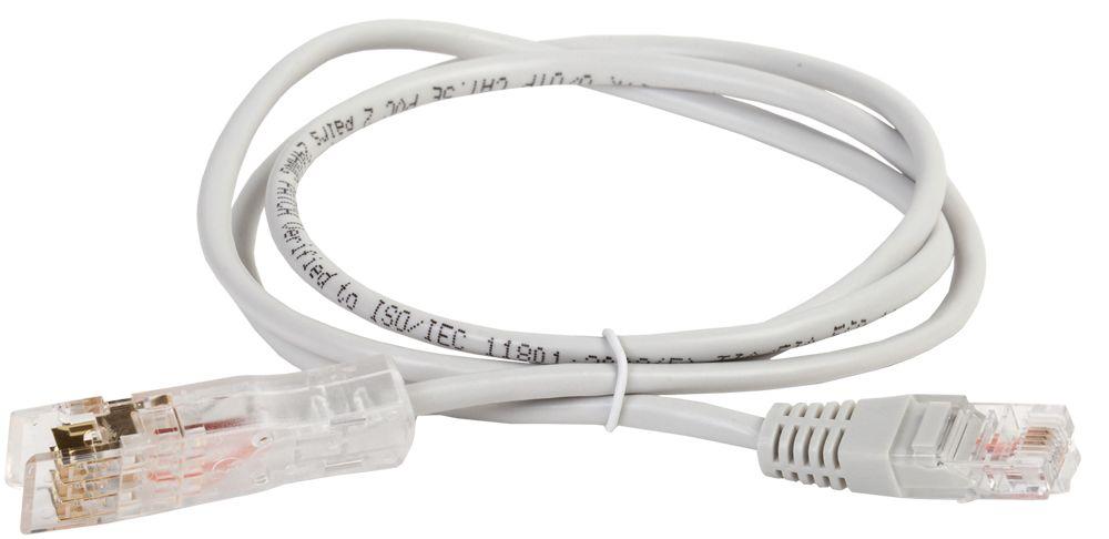 ITK Патч-корд 110-RJ45 2 пары кат.5E 3м серый