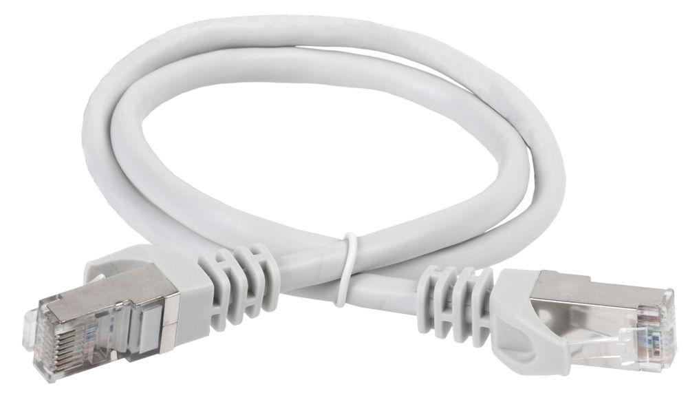 ITK Коммутационный шнур (патч-корд) кат.6 FTP PVC 10м серый