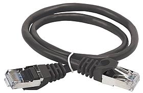 ITK Коммутационный шнур (патч-корд) кат.6 FTP PVC 10м черный