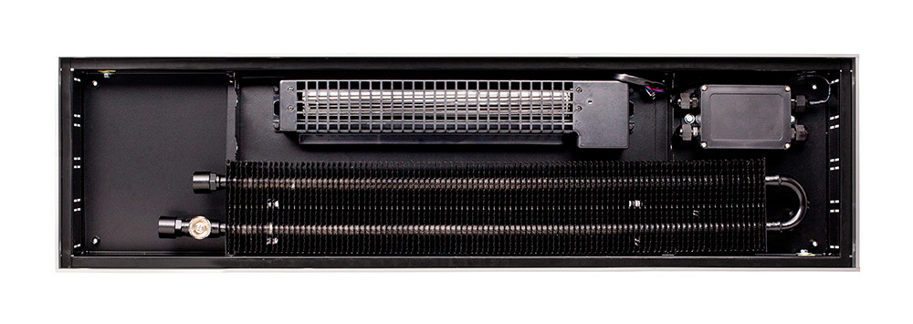 Конвектор внутрипольный Gekon Vent без решетки H14 L110 T38 (без клапана)
