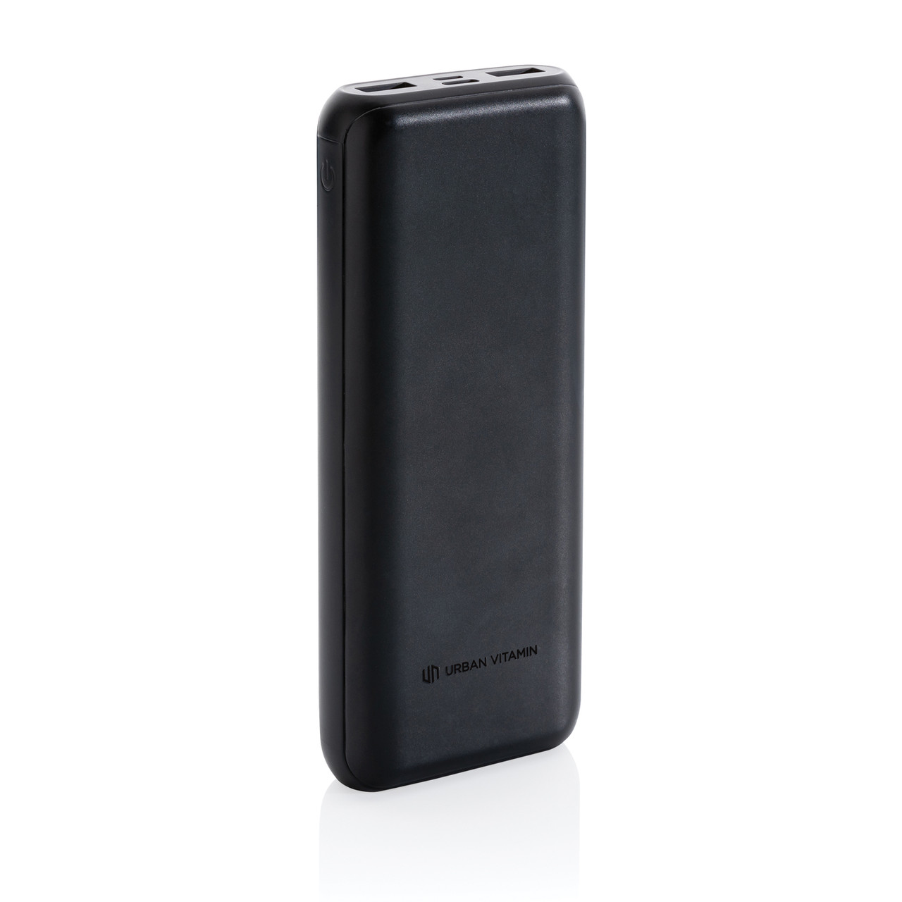 Внешний аккумулятор Urban Vitamin Pasadena с быстрой зарядкой PD, 18 Вт, 20000 мАч, черный; , Длина 15,5 см., - фото 1 - id-p104636226