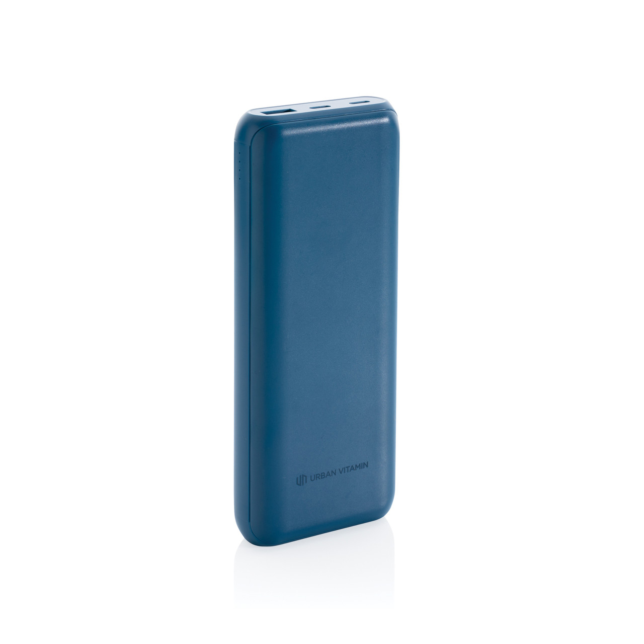 Внешний аккумулятор Urban Vitamin Pasadena с быстрой зарядкой PD, 18 Вт, 20000 мАч, синий; , Длина 15,5 см., - фото 1 - id-p104636228