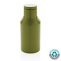 Вакуумная бутылка из переработанной нержавеющей стали (стандарт RCS), 300 мл, зеленый; , , высота 15,3 см.,