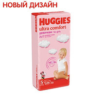 Подгузники Huggies Ultra Comfort 5 (12-22kg) 64 шт. для девочек