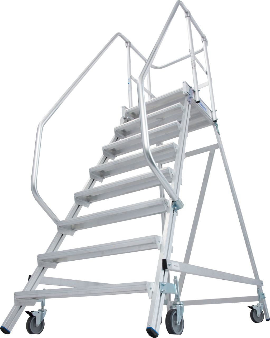 Односторонняя передвижная лестница KRAUSE STABILO с площадкой - 8 ступ. - фото 4 - id-p104647472