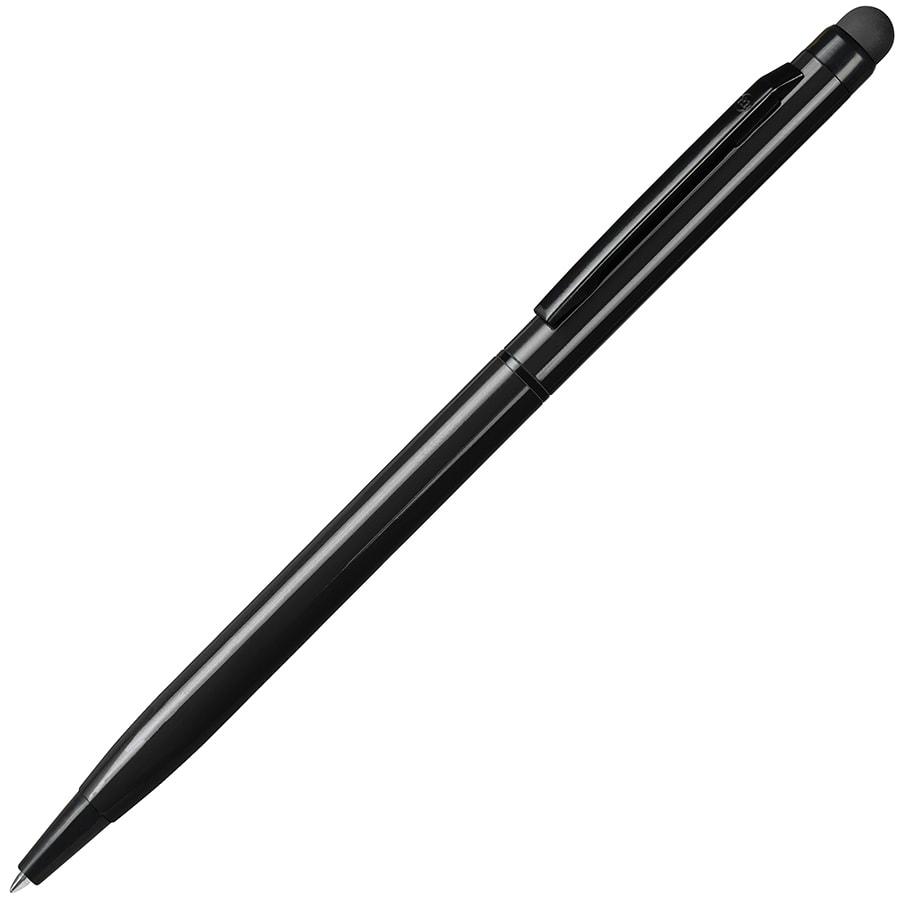 Ручка шариковая со стилусом TOUCHWRITER BLACK, глянцевый корпус, Черный, -, 1104 35