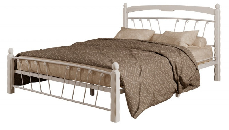 Кровать МУЗА, 160х200см, (РОССИЯ), цвет: белый - фото 3 - id-p106386571