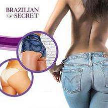 Трусики с эффектом push-up моделирующие Brazilian Secret (XL / Черный), фото 3