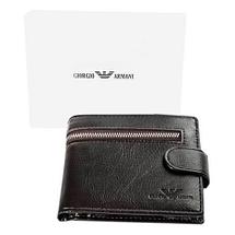 Бумажник двойного сложения мужской GIORGIO ARMANI A20803-3 (А03, кофейный), фото 2