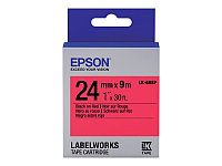 Картридж ленточный Epson LK6RBP Black/Red для LabelWorks W-700/LW-1000P/LW-600P C53S656004