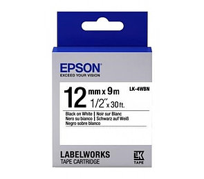 Картридж ленточный Epson LK4WBN Black для LabelWorks LW-1000P/LW-400/LW-700 C53S654021