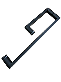 Ручка полотенцедержатель DG-4 400х200х30х15 | FGD-326 SUS304/BL | Черная