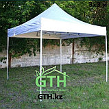Усиленный белый шатер 3х3 м. Гармошка, Автоматический ., фото 2