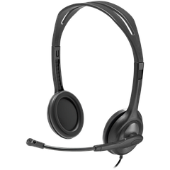 Гарнитура LOGITECH H111 Corded Stereo Headset - BLACK - 3.5 MM (981-000593)