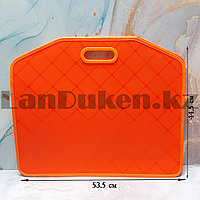 Папка-портфель А3 пластиковая 53,5*44.5 см оранжевая