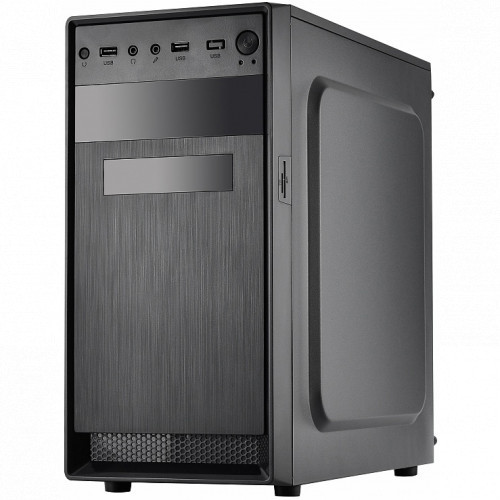Корпус MiniTower CROWN CMC-4210 black mATX (CM-PS4500W Office)