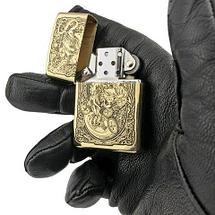 Подарочный набор 4-в-1 с бензиновой зажигалкой LIGHTER CLASSIC (Серебряный / Орёл), фото 2