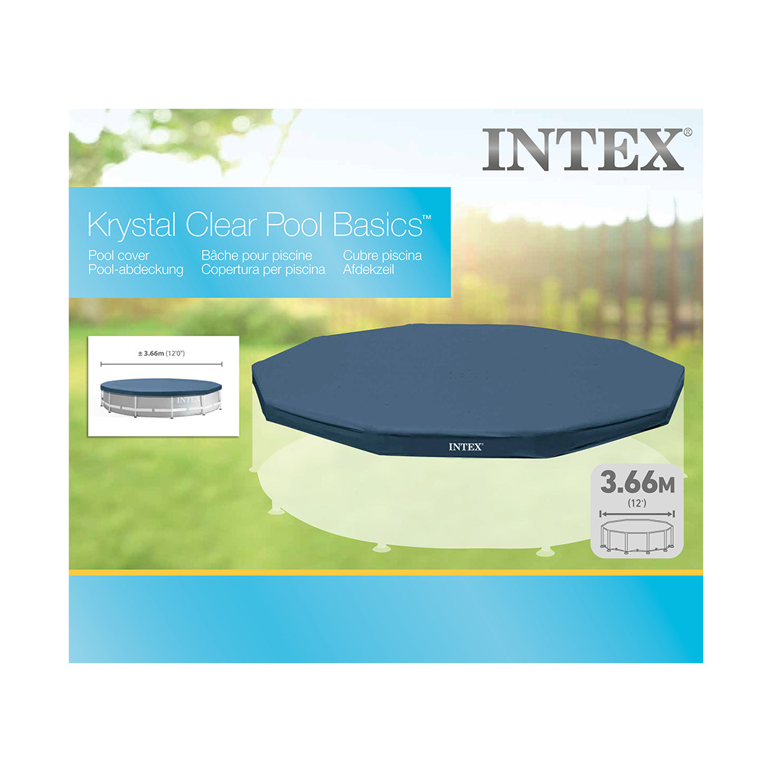 Тент для бассейна Intex 28031 - фото 3 - id-p106193799