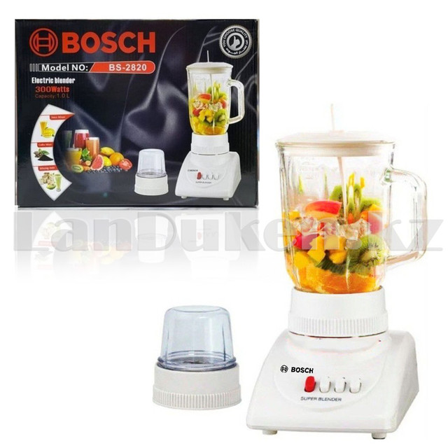 Блендер стационарный Bosch BS-2820 кофемолка, насадка-измельчитель (900 Вт, 220 В)