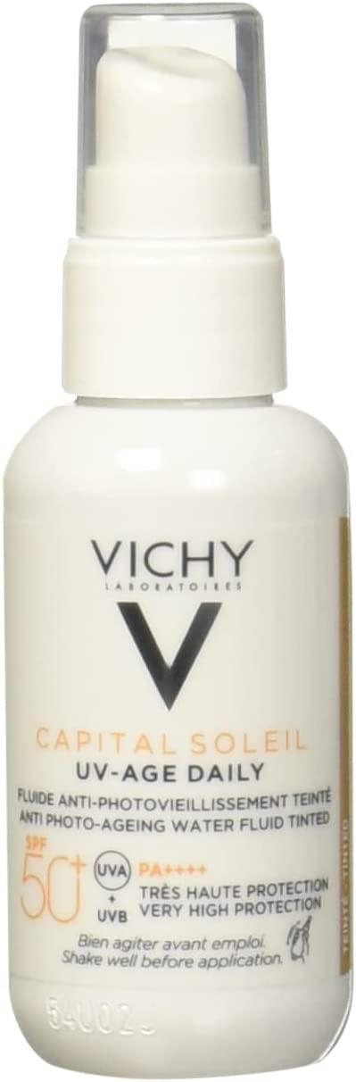 Солнцезащитный крем для лица с SPF 50+ Vichy Capital Soleil UV-Age Daily 40 мл