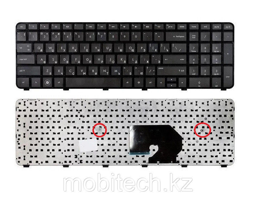 Клавиатуры HP Pavilion DV7-6000 634016-251 клавиатура c RU/ EN раскладкой