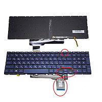 Клавиатуры HP Victus 16-e 16-d 16t-d клавиатура c RU/ EN раскладкой с подсветкой