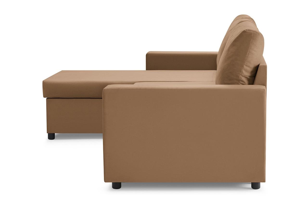 Угловой диван-кровать Торонто, молочно-кофейный - фото 3 - id-p106420549