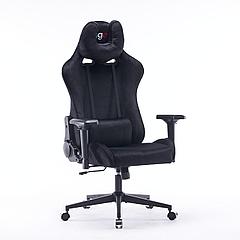 Кресло игровое с подголовником AGE M-906 Черный Велюр