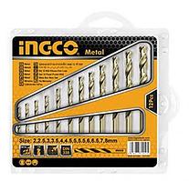 Набор сверл по металлу 12шт INGCO AKDB1125