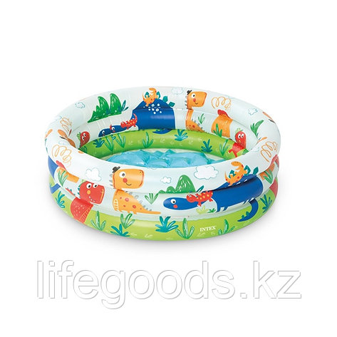 Детский надувной бассейн "Динозаврики" 61x22см, Intex 57106, фото 2