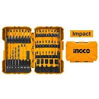 Набор ударных бит, головок и сверл 45 шт INDUSTRIAL INGCO AKDL24502