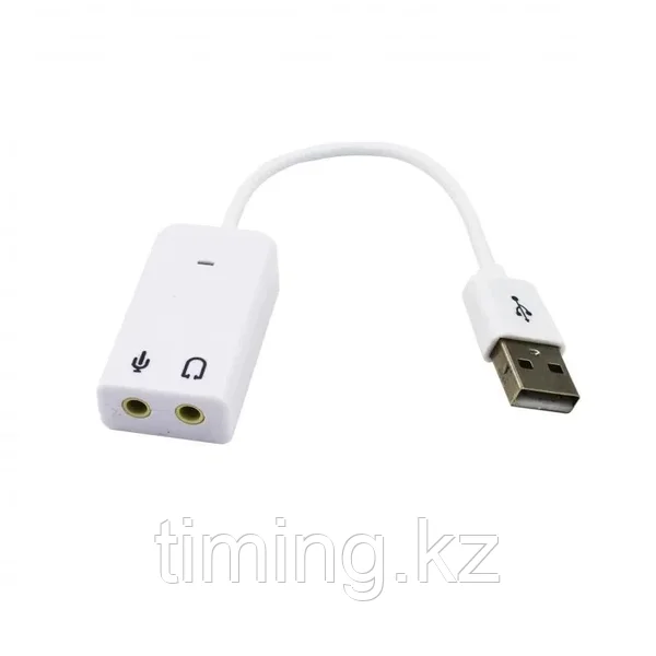 Звуковая карта USB Audio adapter 7.1, 10см: продажа, цена в Астане. Звуковые  карты от "TIMING - магазин компьютеров, ноутбуков, комплектующих и  аксессуаров" - 106429642